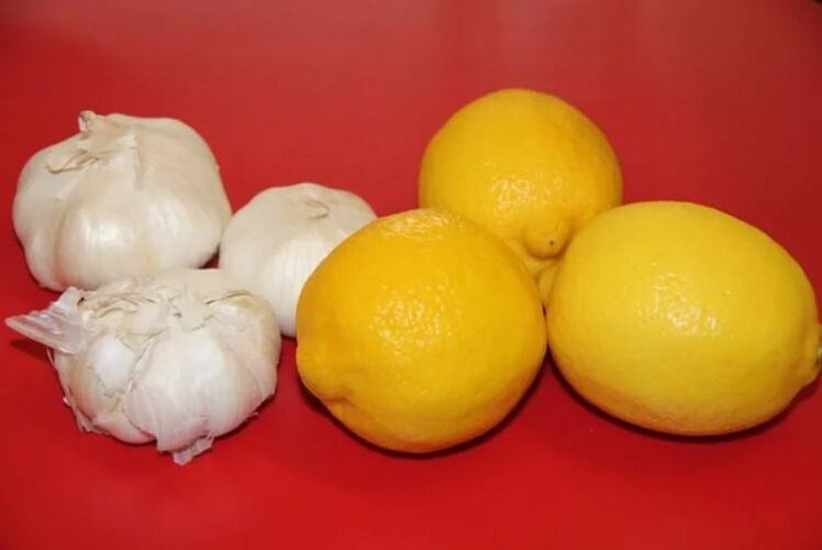 bawang putih dan lemon untuk parasit
